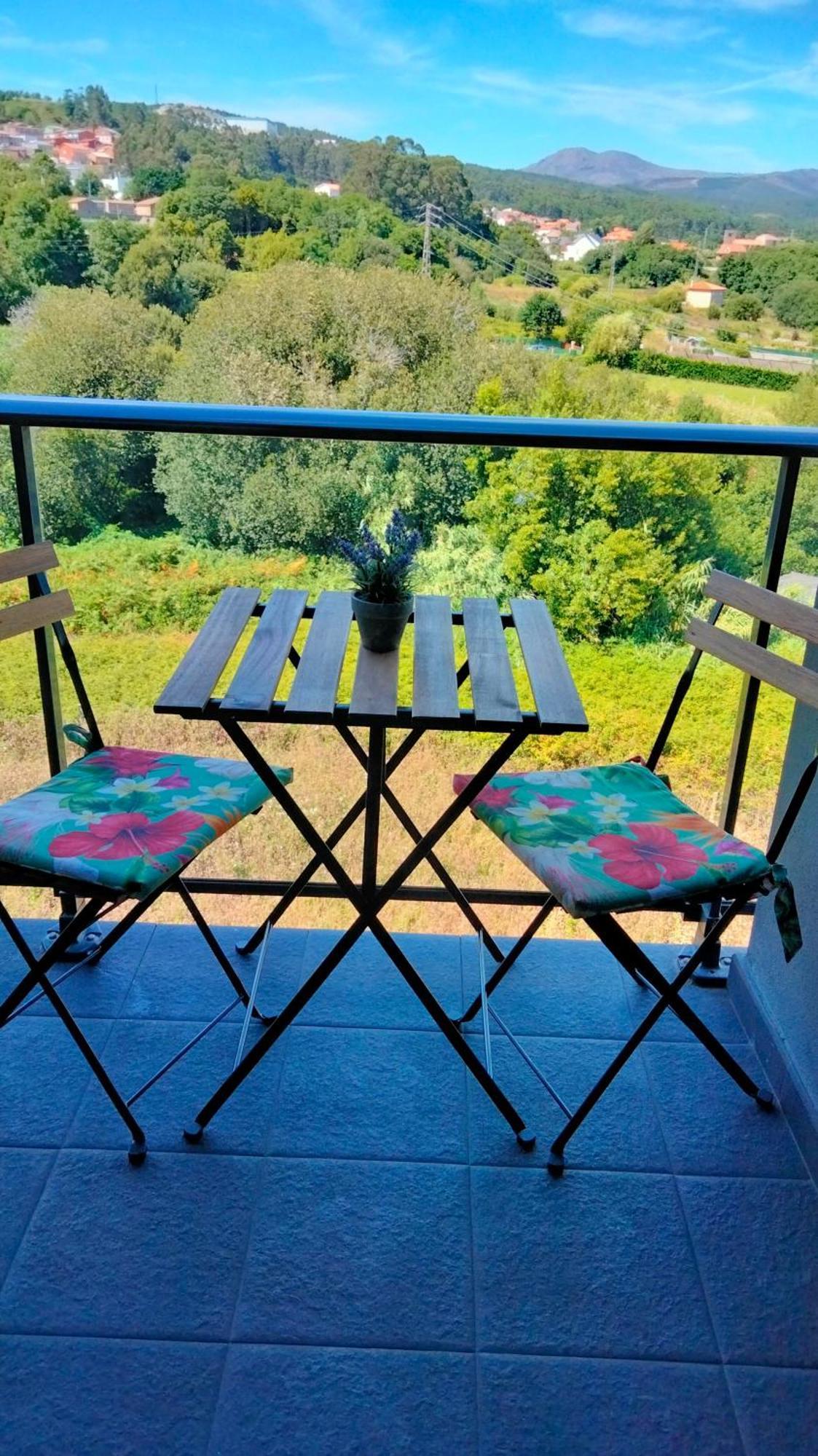Apartamento Mirador De Padin Ribeira Esterno foto
